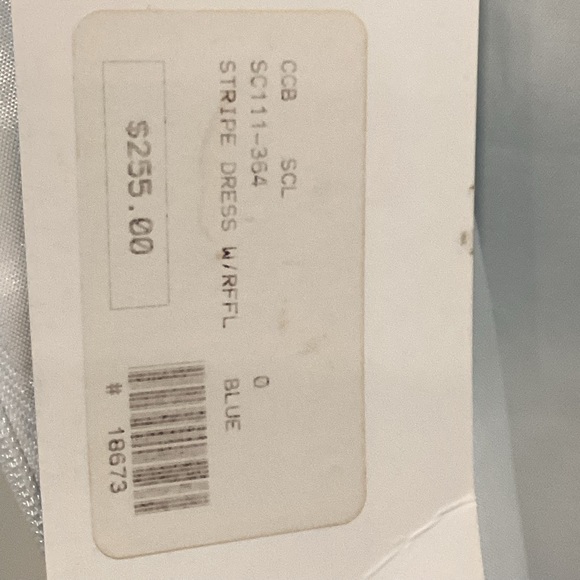 SARA CAMPBELL Striped Dress in Shades of Blue💙, Size 0 - Picture 4 of 8